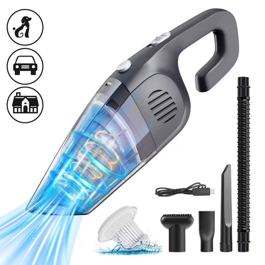 Portable Cordless Car Vacuum – 7.5KPA Powerful Wet & Dry Handheld Cleaner
